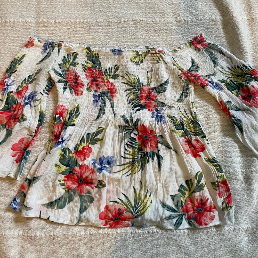 off the shoulder shirt